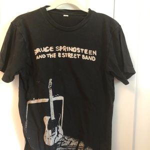 Bruce Springsteen and E Street Band Black T-shirt
